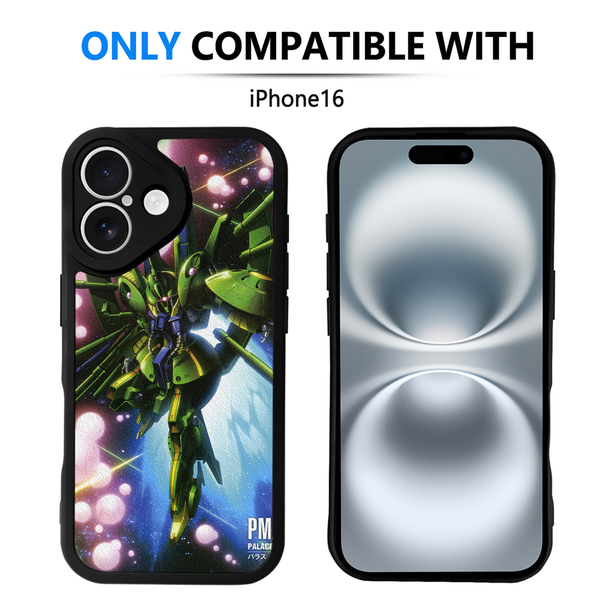 （画像用） 機動戦士ガンダム Mobile Suit Gundam 【iPhone 16シリーズ対応】シリコンスマホケース（レザー調） 材質：シリコン